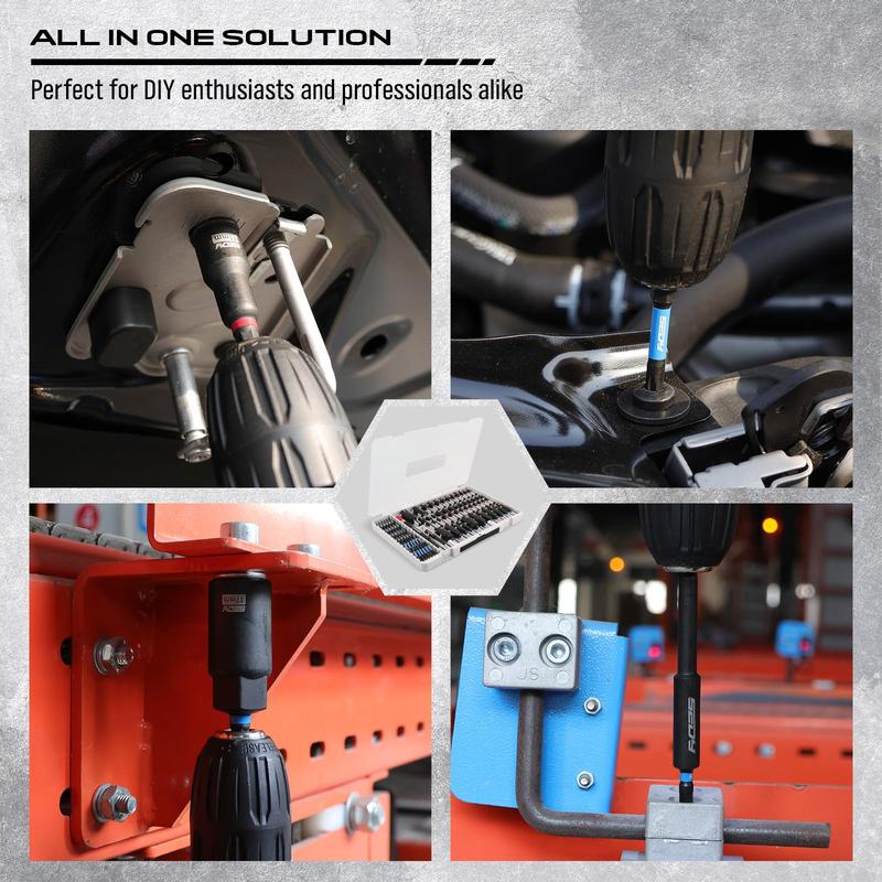 🎉 80-Piece Magnetic Impact Nut Driver Set⚡