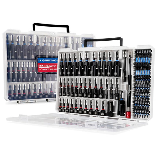🎉 80-Piece Magnetic Impact Nut Driver Set⚡