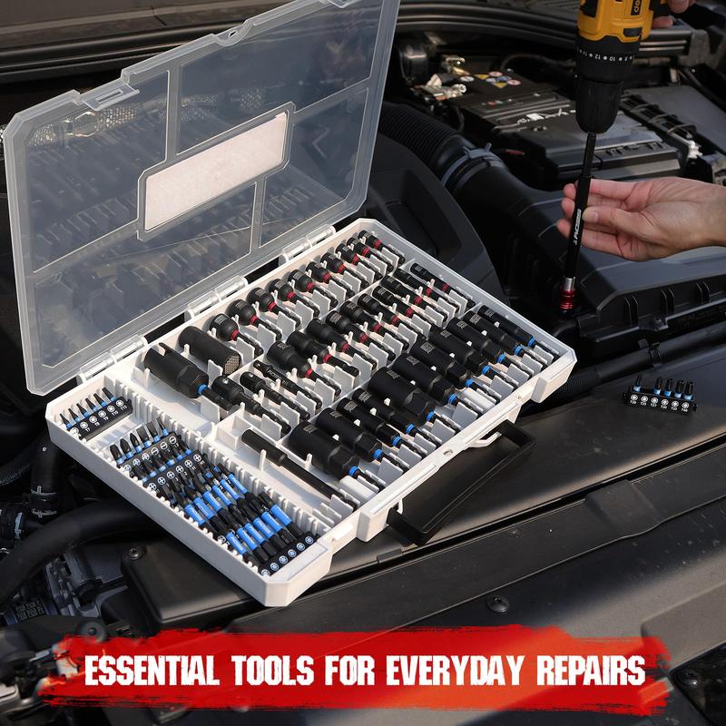 🎉 80-Piece Magnetic Impact Nut Driver Set⚡