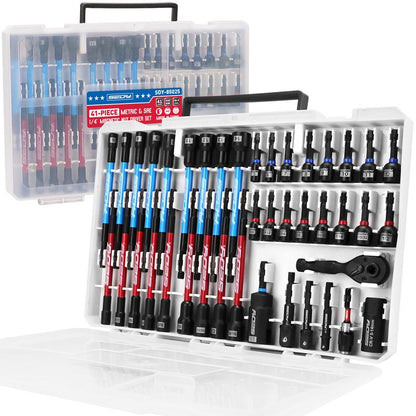 41-Pc 1/4" Magnetic Impact Set
